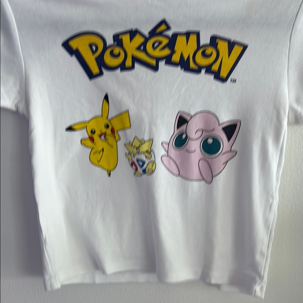Pokémon White Tee with Bold Logo - Picture 4 of 8